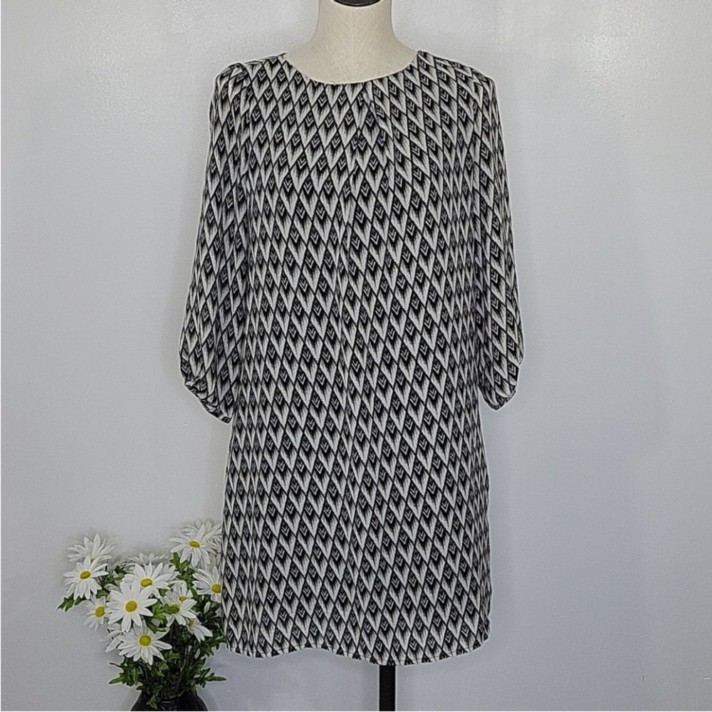 H&M Geometric Print Dress SZ 6